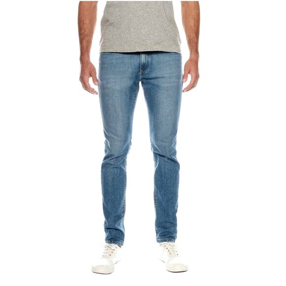 MOTT & BOW Benson Skinny Jeans Mens 33x32 Blue Stretch Denim Classic Mid Rise - Picture 2 of 11